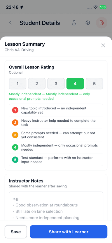 Learner Progress Dashboard